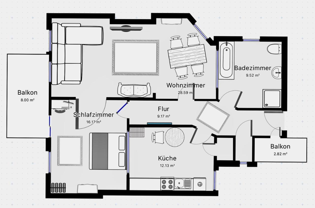 Urban Apartment - Stilvoll & Im Herzen Der Stadt ブレーマーハーフェン エクステリア 写真